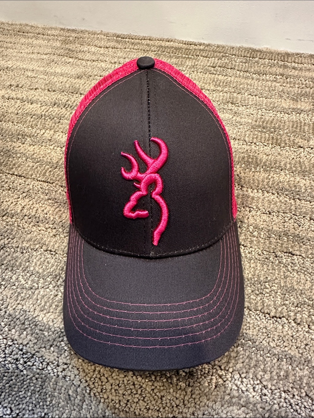 Browning Black and Pink Trucker Hat